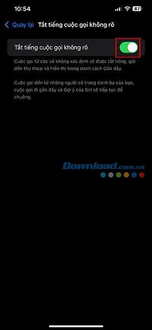 tat thong bao cuoc goi so la tren iphone 4*518933