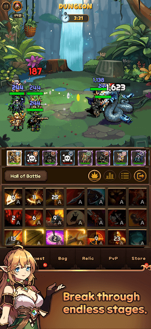 Chinh phục các màn chơi bất tận trong game Everybody s RPG Reboot 