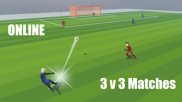 Thi đấu online trong các trận đấu bóng online 3v3 trong game Unmatched EGO - Soccer Action