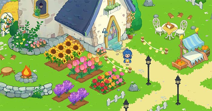 Blossom's GroveGame cuộc sống làng quê yên bình
