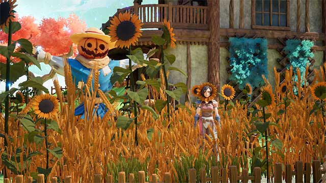 Trồng các loài cây đa dạng và thu hoạch mùa màng