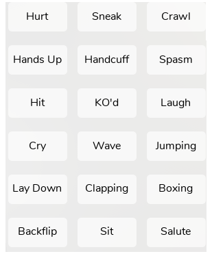 Danh sách lệnh biểu cảm đặc biệt trong Brookhaven RP