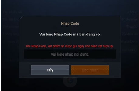 Hướng dẫn nhập code Lineage2M đổi quà