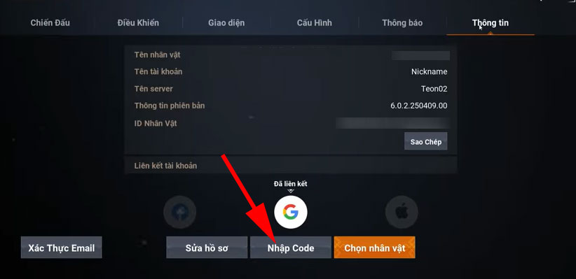 Hướng dẫn nhập code Lineage2M đổi quà