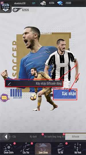 code Football Arena Vua Bong Da 2*520108