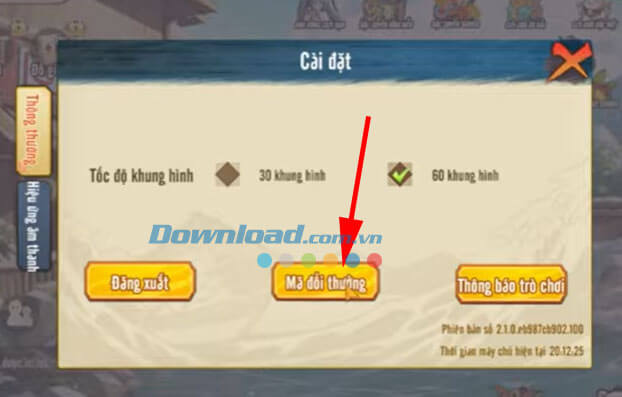 Hướng dẫn nhập code Manga Loạn Chiến chi tiết