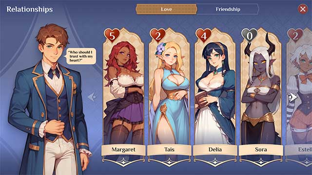 Tạo ra vận mệnh của bạn và tìm kiếm hoàng hậu trong game Becoming a King