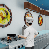 Coastal Kitchen Simulator