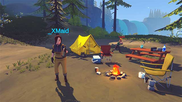 Tổ chức hoạt động cắm trại thư giãn gần điểm câu cá