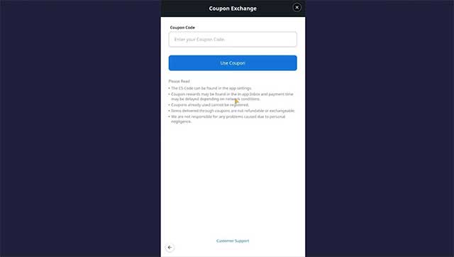 Quy trình đổi code Summoners War Rush khá đơn giản