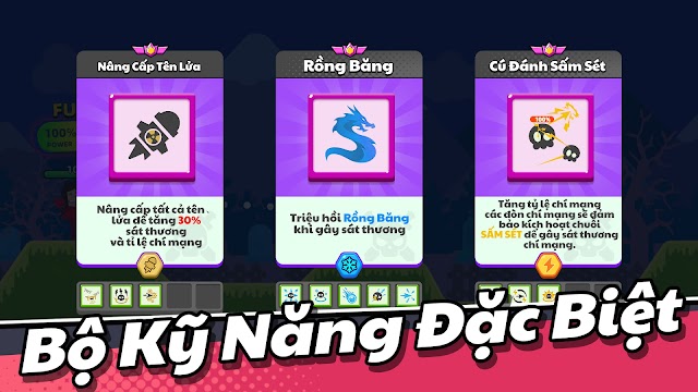 Nhiều kỹ năng thú vị để khám phá