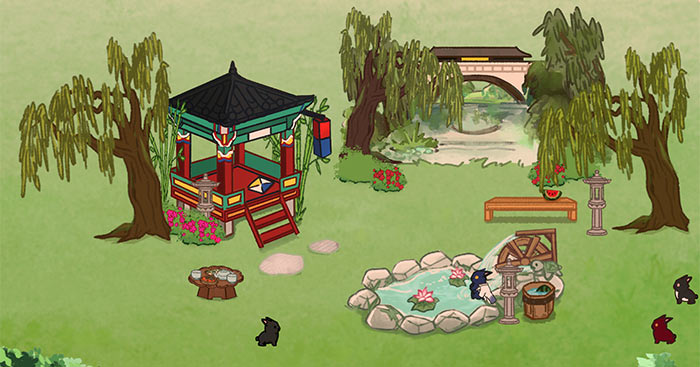 Bunny's Tea TimeGame khu vườn yên tĩnh để thư giãn và tập trung