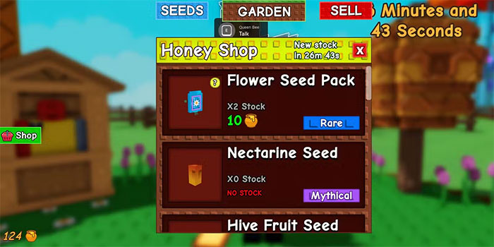 Honey Shop trong Grow A Garden