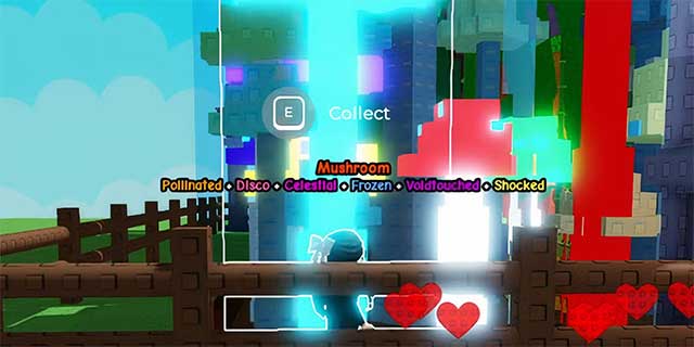 Combo đột biến tốt nhất hiện tại là Nấm Pollinated, Disco, Celestial, Frozen, Shocked và Voidtouched