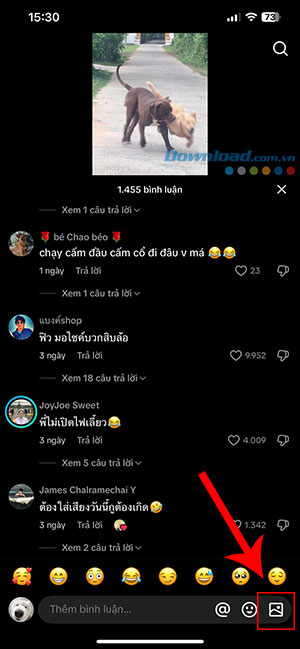 comment bang anh tren TikTok 2*521517