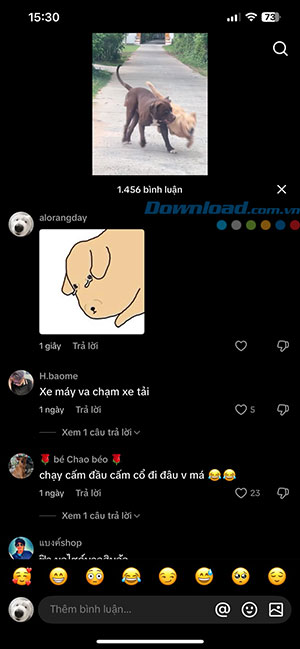 comment bang anh tren TikTok 4*521512