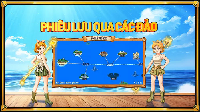 Bắt đầu hành trình từ Làng Foosha đến Tân Thế Giới