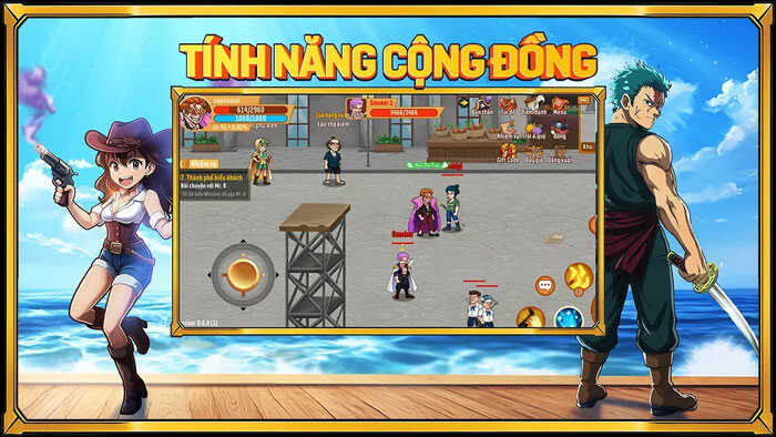 Có các hoạt động chiến đấu để tham gia như phó bản Bang hội