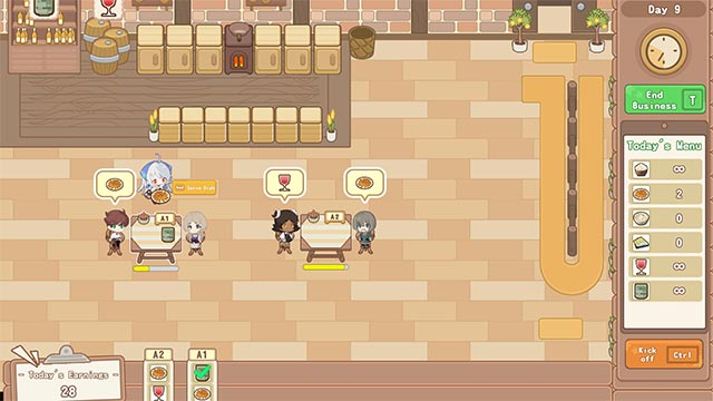 Quản lý nhà hàng hải sản của riêng mình trong Fishing Girl's Fantasy game