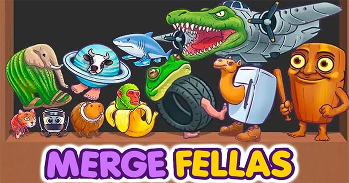 Merge Fellas cho Android1.5.5Game hợp nhất meme, thú cưng cực vui