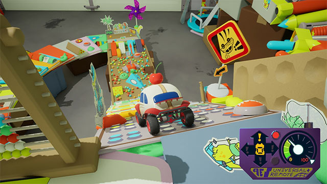 Obstacle Overdrive là game đua xe đồ chơi vượt chướng ngại vật trong nhà