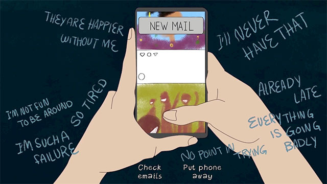 Đưa ra những lựa chọn cá nhân để thay đổi tiến trình câu chuyện trong A Heavy Morning game