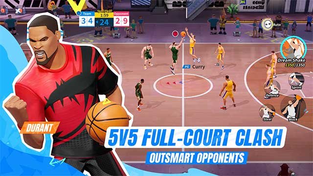 Thử thách sự phối hợp giữa các cầu thủ với Full Court 5v5
