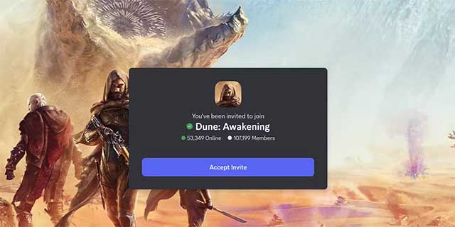 Tham gia Discord hoặc theo dõi Twitter của Dune Awakening để cập nhật code mới nhất