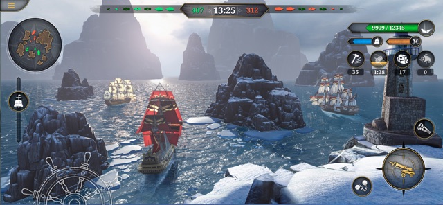 King of Sails cho bạn tham gia vào trận đại hải chiến trên biển 