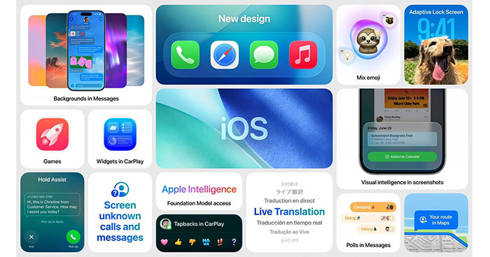 Tổng quan tính năng mới nổi bật của iOS 26