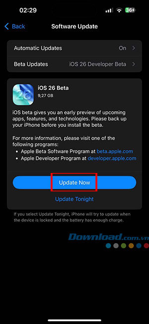 ios 26 developer beta 5*522637
