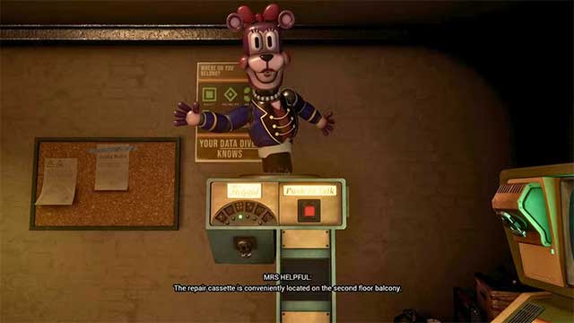 Hãy lắng nghe Helper cho đến hết để biết mã của Cassette 