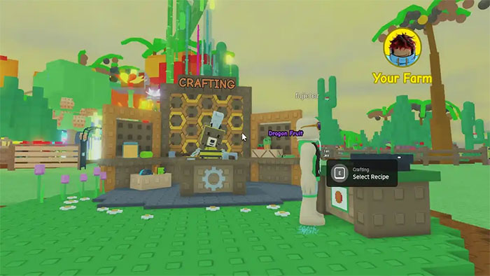 Trạm chế tạo trong Grow A Garden