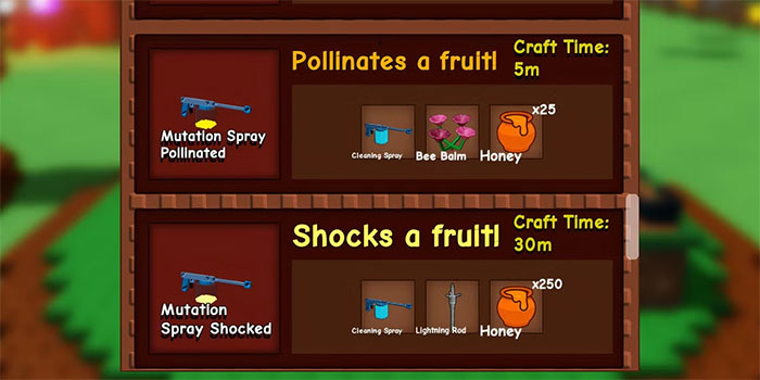 Bình xịt Spray trong Grow A Garden