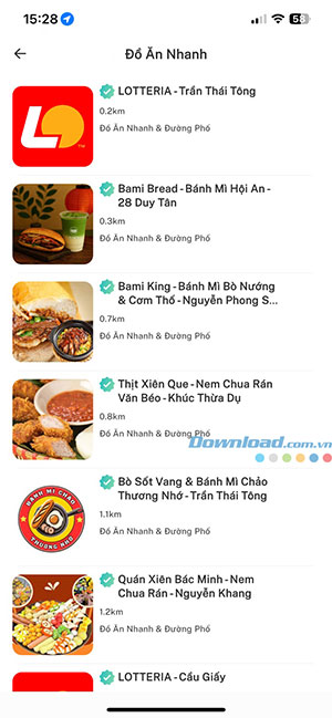 dat giao do an Xanh SM Ngon 3*523696