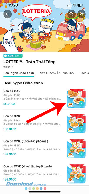 dat giao do an Xanh SM Ngon 4*523695