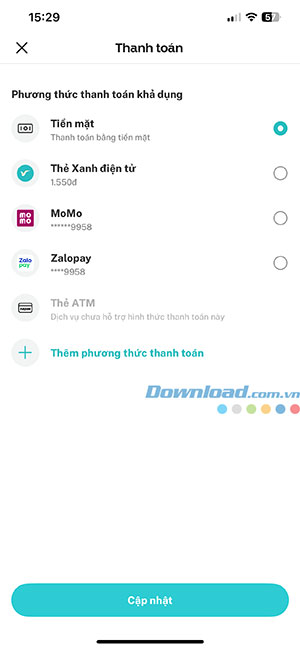 dat giao do an Xanh SM Ngon 9*523691