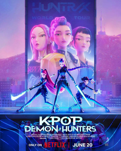 Poster phim Thợ săn quỷ Kpop