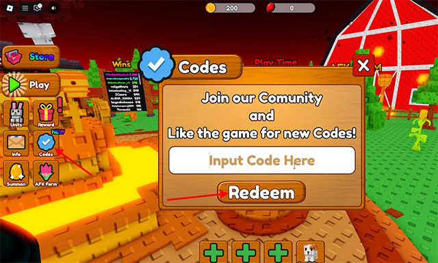 Cách đổi mã Grow Garden Tower Defense