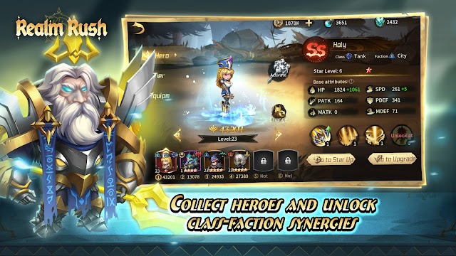 Thu thập và nâng cấp tướng dạng thẻ