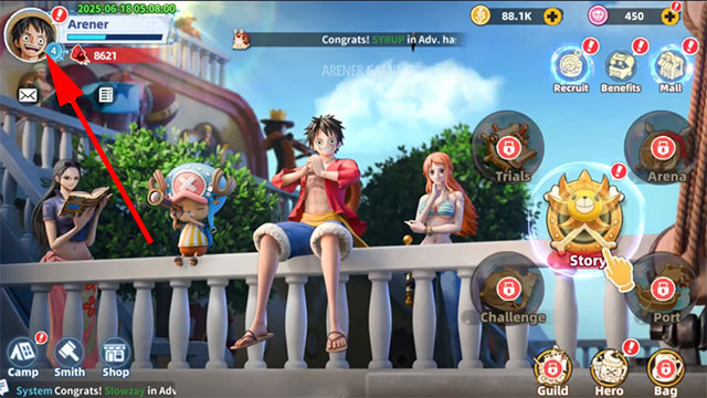 Hướng dẫn nhập code Pirate King Adventure chi tiết