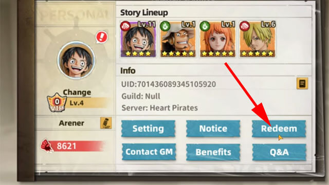 Hướng dẫn nhập code Pirate King Adventure chi tiết