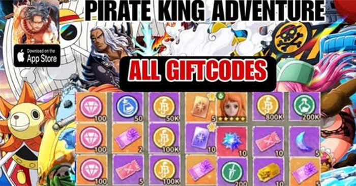 Code game Pirate King Adventure mang đến nhiều phần thưởng hấp dẫn