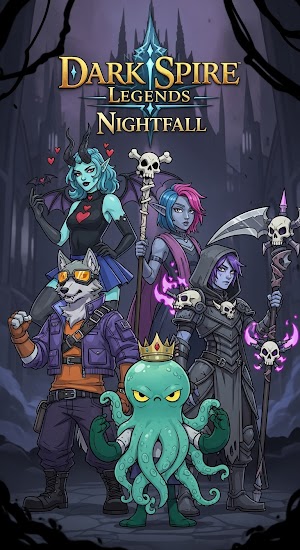 Dark Spire Legends: Nightfall là tựa game nhập vai kết hợp thủ thành sinh tồn cực kỳ hấp dẫn