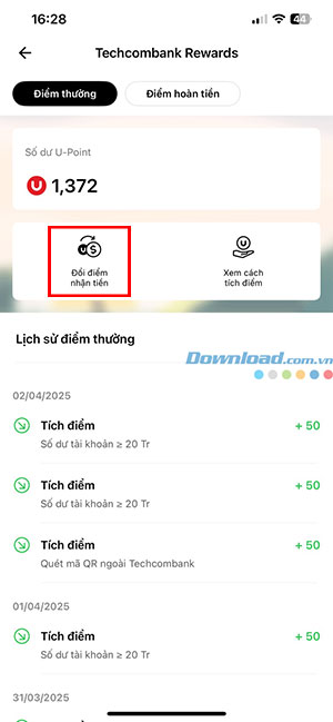 Techcombank Rewards 2*524635