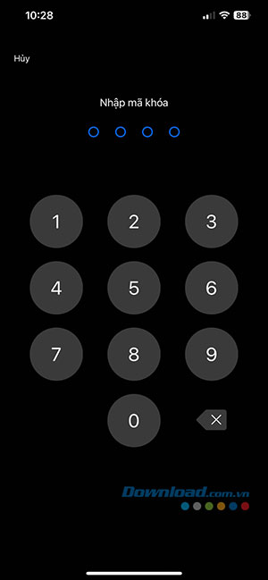 Zalo loi biometric 7*524549