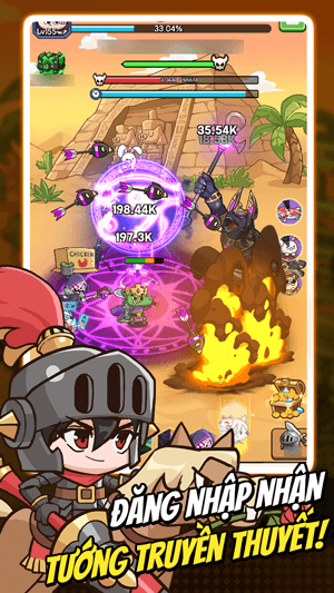 Đăng nhập nhận tướng truyền thuyết