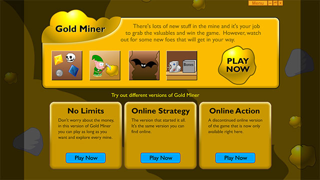 Khám phá các chế độ chơi và cấp độ thử thách trong Gold Miner