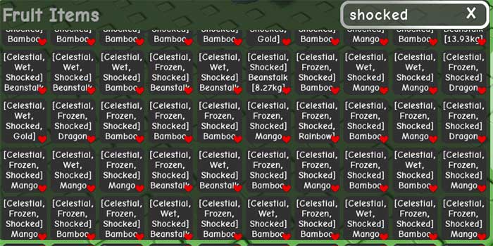 Người chơi có thể có nhiều nông sản được xếp chồng đột biến trong kho đồ