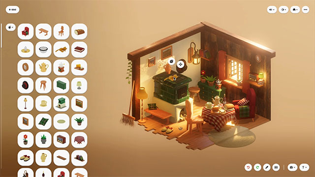 Little Retreat là game mô phỏng căn hộ ảo kết hợp thiết kế nội thất